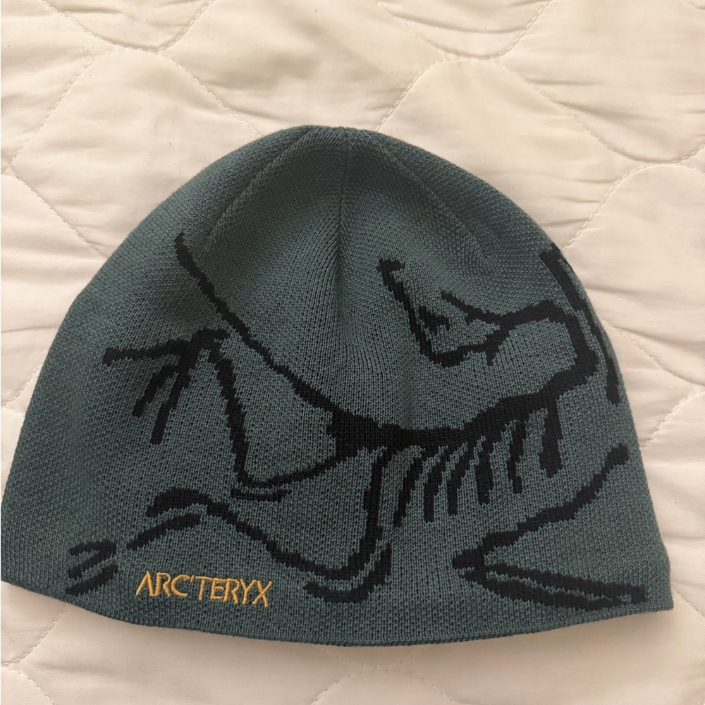 Arc'teryx Green and Black Dark Magic Beanie